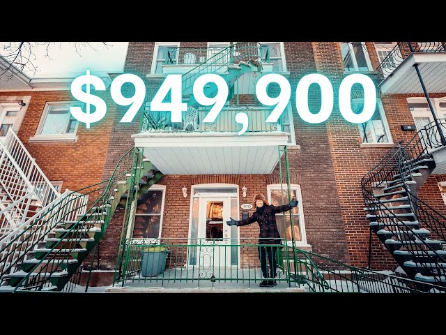 À l’intérieur d’un triplex de $949 900 dans le quartier Rosemont à Montréal | Immobilier Montréal