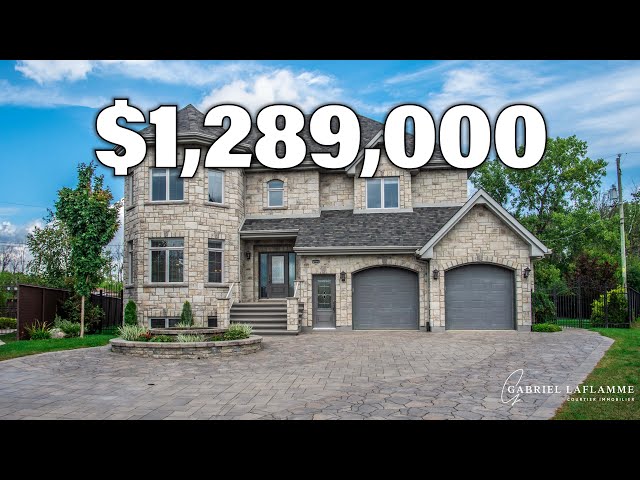 À l’intérieur d’une maison de $ 1, 289, 000 à Laval, Québec | Million Dollar Tours | Canada